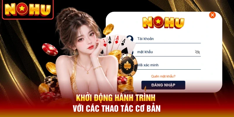 Khởi động hành trình với các thao tác cơ bản